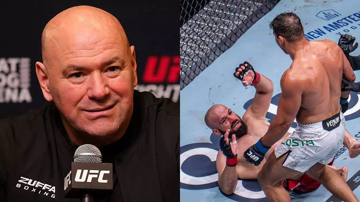 Дана Уайт назвал нокаут Пауло Косты на UFC 327 возможным лучшим в карьере