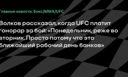 Александр Волков раскрыл, когда UFC переводит бойцам гонорары