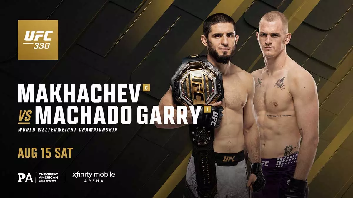 Ислам Махачев защитит титул против Йена Мачадо Гэрри на UFC 330
