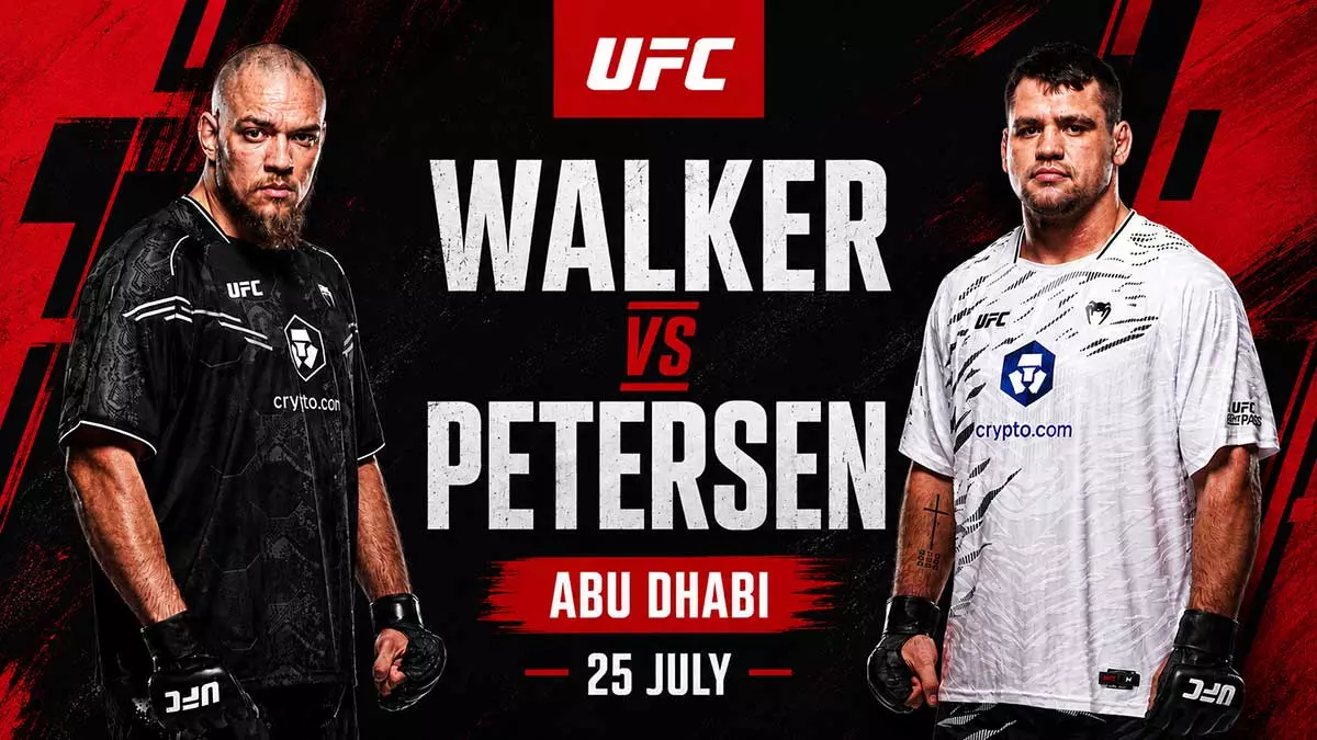 Вальтер Уокер встретится с Томасом Петерсеном на турнире UFC в Абу-Даби