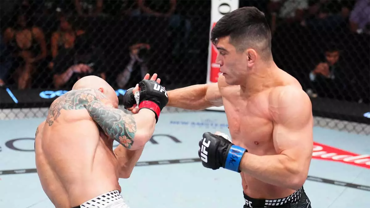 Аргентинский проспект Вальехос разбил Эмметта и продлил серию побед на UFC Fight Night 269