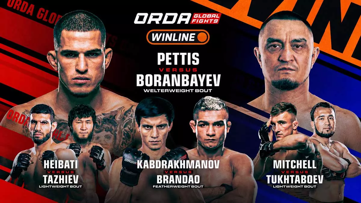 Дебютный турнир ORDA Global Fights в Алматы сорвался в день шоу
