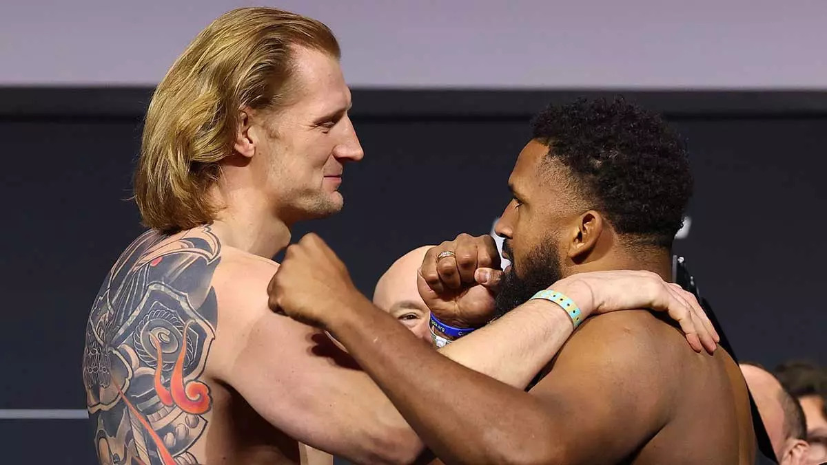 Волков толкнул Кортеса-Акосту на битве взглядов перед UFC 328