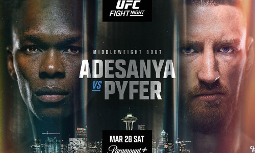 Адесанья против Пайфера возглавят UFC Fight Night 271 в Сиэтле: турнир покажет «Матч ТВ»