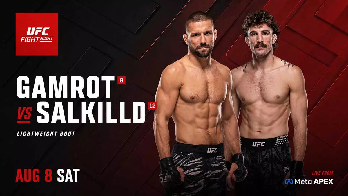 Гамрот и Салкилд возглавят UFC Fight Night 284 в Лас-Вегасе