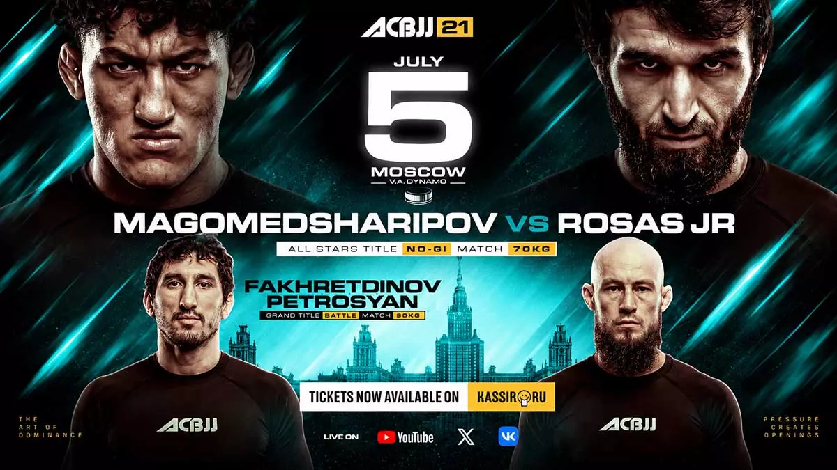 Забит Магомедшарипов возглавит ACBJJ 21 в Москве против Росаса